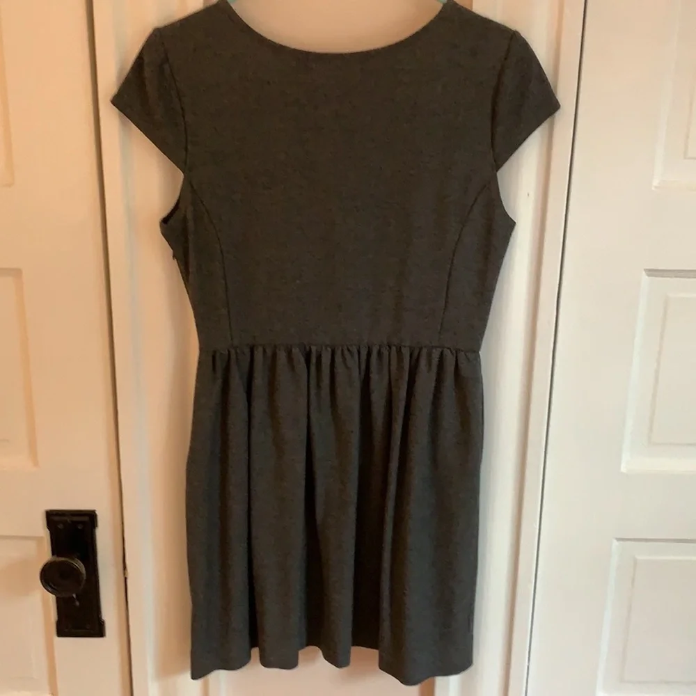 Madewell Ponte Screenplay Dress in Slate - Picture 3 of 3